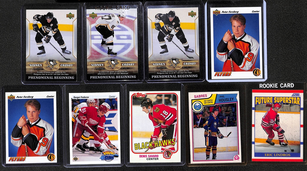 Large Hockey Collection w. Wayne Gretzky and Many Rookies
